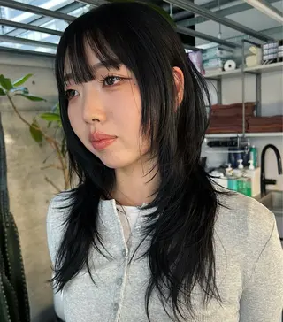 ロング ハッシュカット カシマハヤトのヘアスタイル