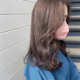 セミロング SALOWIN所属・【@_ami hair_】のヘアスタイル