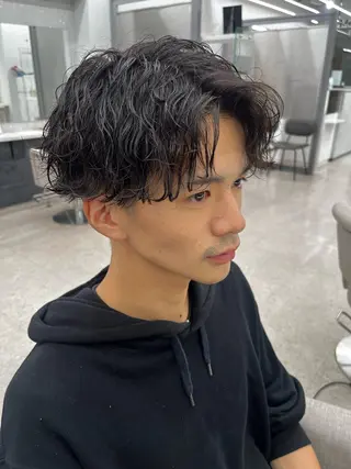 パーマ メンズ 🍐シャドウパーマ メンズ特化/守岡🍐のヘアスタイル