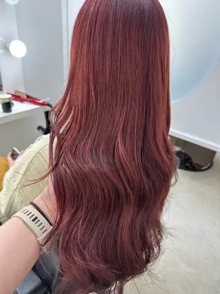 ロング カラー 中河 ななのヘアスタイル