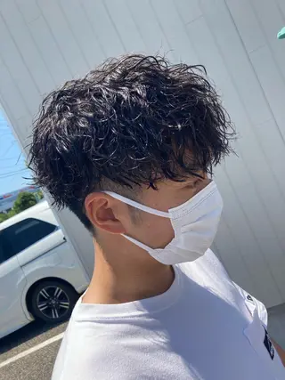 ミディアム パーマ メンズ パーマが得意な【最高 悠斗】のヘアスタイル