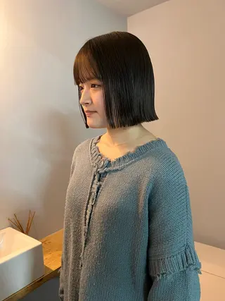 ミディアム 舟橋耀/ブリーチカラ ー/レイヤーカットのヘアスタイル