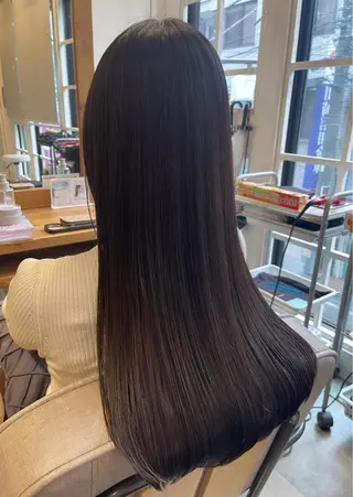 ロング SALOWIN川崎WEST所属・💐【柔らか質感】 縮毛矯正MIKU💐のヘアスタイル