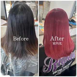 ロング カラー ムラ修正/ ハイトーン💖Riaのヘアスタイル
