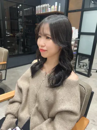 ロング レイヤー/韓国/ ハッシュ/高田翼のヘアスタイル