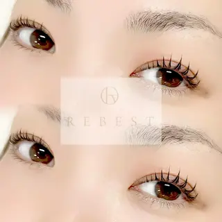 マツエク・マツパ REBEST 四條畷店のマツエク・マツパデザイン