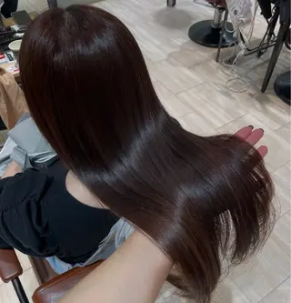 カラー 艶カラー/アレンジ/ はまぐちうみのヘアスタイル