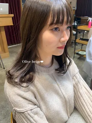 ミディアム カラー park theSTANDARD所属・HARUKA ♡モデル募集中♡のヘアスタイル