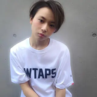 ショート HOODS hair salon所属・透明感カラー🌿ボブ ✨飛田　ケイのヘアスタイル