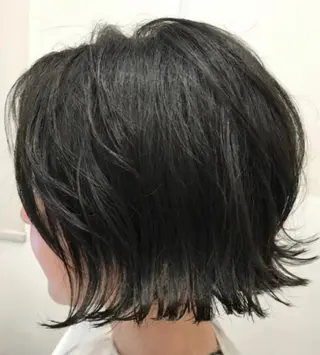 ショート パーマ 船橋髪質改善 ランタンバイソロンのヘアスタイル
