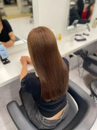 ロング カラー 🎀暖色/ラベンダー /paru🤍のヘアスタイル