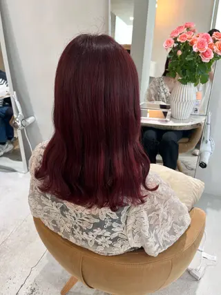 ロング カラー 暖色カラー／ ヘアセット🌛櫻井舞のヘアスタイル