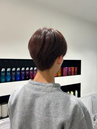 ショート カラー himari💜 暖色カラー/レイヤーのヘアスタイル