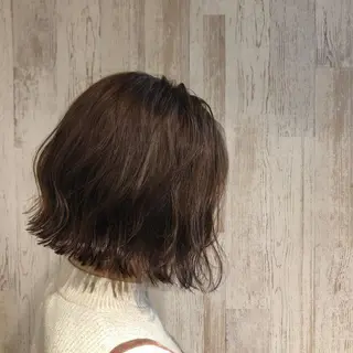 ショート カラー パーマ 小川 美香のヘアスタイル