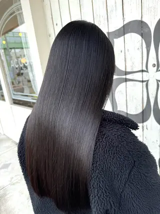 ロング 中川 真帆のヘアスタイル