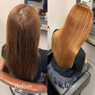 ロング XYZ所属・縮毛矯正/髪質改善 韓国風/MIKIYAのヘアスタイル