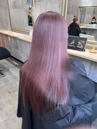 ロング カラー Sunny side 大名 RIOのヘアスタイル