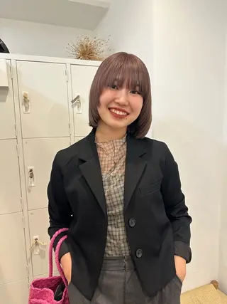 ミディアム カラー 梅田/柔らかカラー/ オオハシ リナコのヘアスタイル