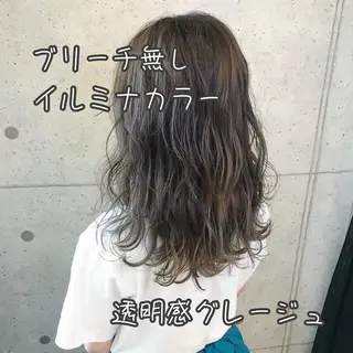 ミディアム 💎馴染むエクステ ×カラーTOMO💎のヘアスタイル