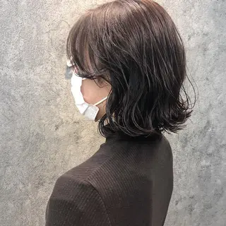 ミディアム 所渉/韓国レイヤー /ウルフカットのヘアスタイル