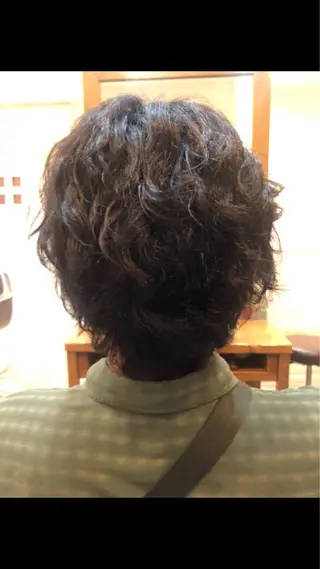 パーマ メンズ 白鳥 和明のヘアスタイル