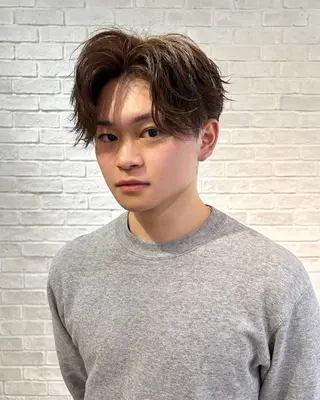 ショート メンズ 札幌パーマ 髪質改善/後藤海音のヘアスタイル