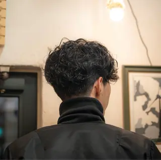 ショート カラー パーマ メンズ 🔗メンズサロン🔗 Kieのヘアスタイル