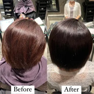 ショート Ainoa nouer所属・✨髪質改善/代々木 新宿/縮毛矯正✨のヘアスタイル