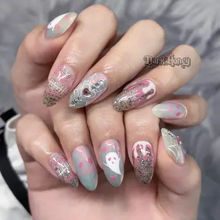 ネイル Dark honey スカルプ専門原宿店のネイルデザイン