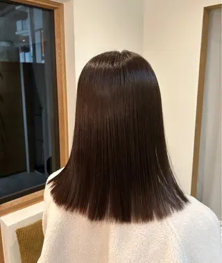 セミロング カラー🫧/鎌倉 縮毛矯正/大空のヘアスタイル