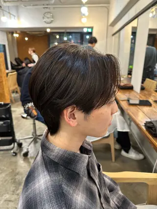 ショート パーマ メンズ 横浜/ボブ/ ショート/はやとのヘアスタイル