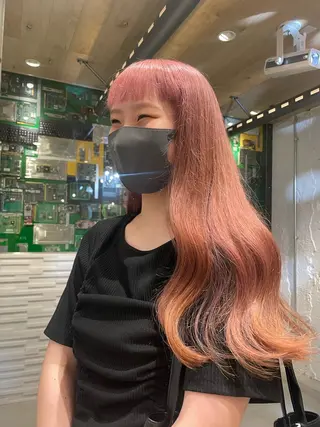 ロング カラー 艶ハイトーン👑♡ NATSUKIのヘアスタイル