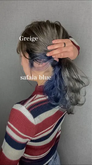 ミディアム カラー Selenehair 三条本店のヘアスタイル