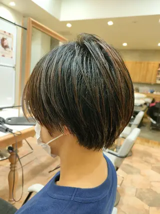 ショート 🍎オオバ アカリ🍎のヘアスタイル