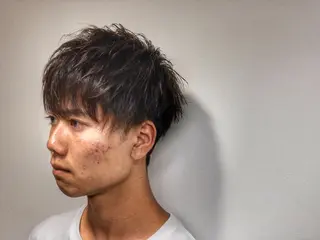 ショート メンズ 美髪矯正 Rioのヘアスタイル