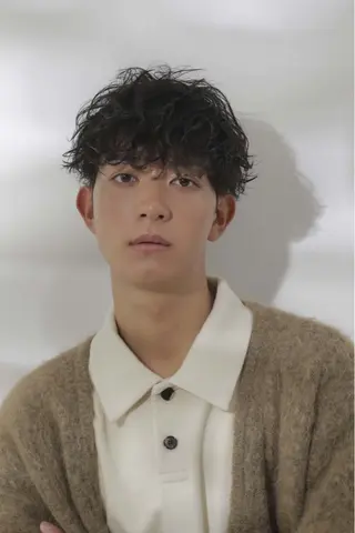 ショート パーマ メンズ MODEK's阿倍野 NARUMIのマツエク・マツパデザイン