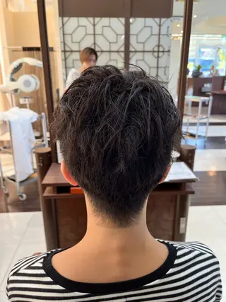 ショート メンズ AROH  men's cut&men's perm 船橋店所属・🧊メンズ特化🧊 高木航希のヘアスタイル