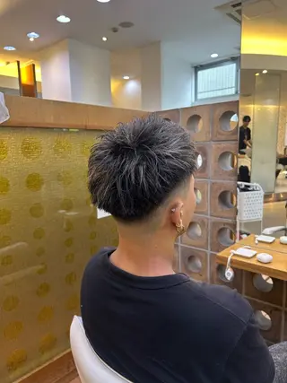 ショート メンズ 相模大野メンズパーマ /フェード　Tumのヘアスタイル