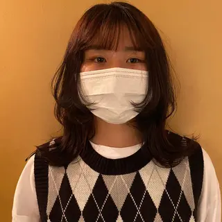 ロング Aust hair Stella新宿所属・Yuki☺︎パーマ レイヤーカットのヘアスタイル