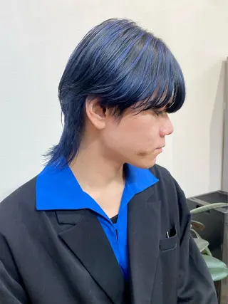 ショート カラー メンズ lani hair salon所属・SHOTO ハイトー ン/デザインカラーのヘアスタイル