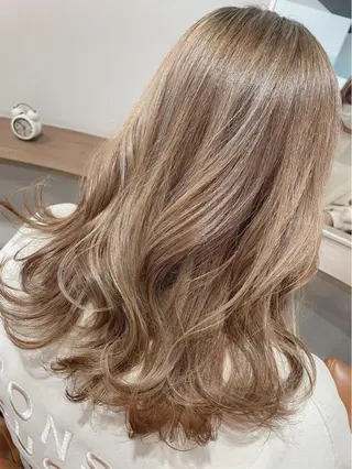 セミロング カラー freedom 下中野店所属・🫧🕊️かたやま さきこ🕊️🫧のヘアスタイル