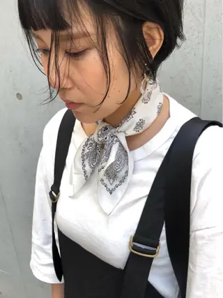 ショート nessヤマサキ リュウタのヘアスタイル