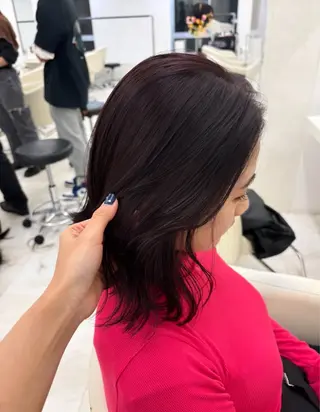 ミディアム カラー momo /ニュアンスレイヤーのヘアスタイル