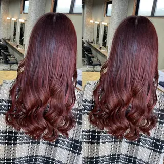 ロング MOMO KAのヘアスタイル