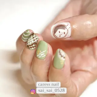 ネイル caress nail カレスネイル 代々木上原所属・カレスネイル さいのネイルデザイン