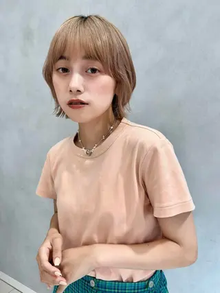 ミディアム ヘッドスパ/透明感 カラー/なほのヘアスタイル