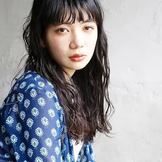 ロング パーマ 下北沢 soiのヘアスタイル