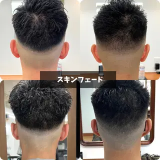 ショート メンズ メンズカット✂️ スキンフェード伊藤陸のヘアスタイル