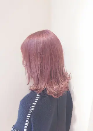 セミロング カラー iss所属・メンズ/パーマ特化 /波巻き/林洋平のヘアスタイル