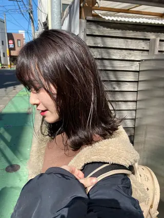 カラー LORE福岡天神 韓国/ブリーチのヘアスタイル